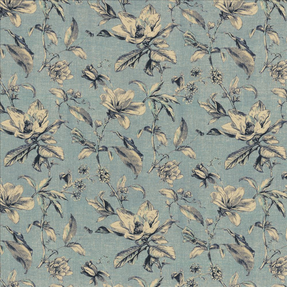 Weldon Garden Ink by Kasmir Fabric 1472 55% Linen
45% Rayon
 CHINA </p><p>Repeat: Horizontal: 28 inches and Vertical: 25 2/8 inches 54 - Fabric Carolina -