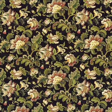 Wessex Garden Flint by Kasmir Fabric 1418 100% Cotton CHINA 15,000 Wyzenbeek Double Rubs H: 27 inches, V: 27 inches 54 - 55 - Fabric Carolina - Kasmir