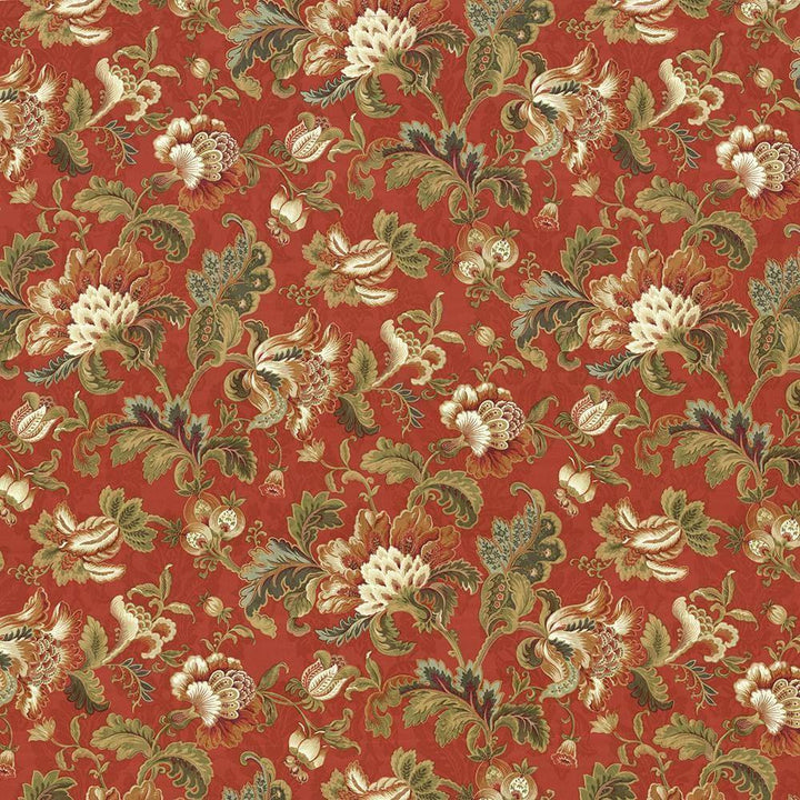 Wessex Garden Scarlet by Kasmir Fabric 1417 CHINA 15,000 Wyzenbeek Double Rubs H: 27 inches, V:27 inches 54 - 55 - Fabric Carolina - Kasmir