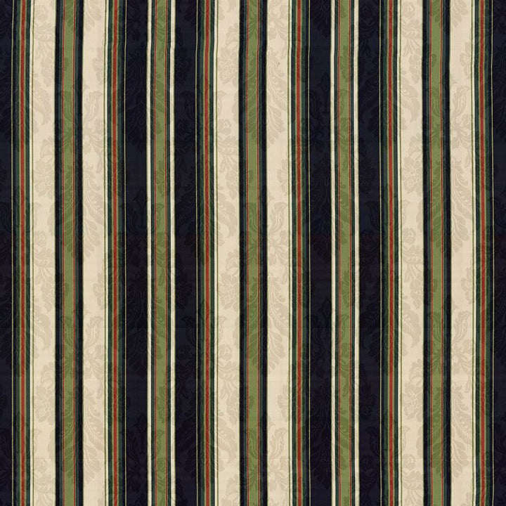 Wessex Stripe Flint by Kasmir Fabric 1418 100% Cotton CHINA 15,000 Wyzenbeek Double Rubs Horizontal: 13 4/8 inches and Vertical: 0 Inches 54 - 55 - Fabric Carolina -