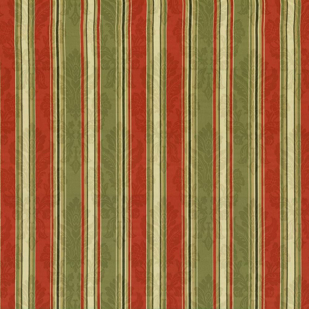 Wessex Stripe Scarlet by Kasmir Fabric 1417 100% Cotton CHINA 15,000 Wyzenbeek Double Rubs Horizontal: 13 4/8 inches and Vertical: 0 Inches 54 - 55 - Fabric Carolina -