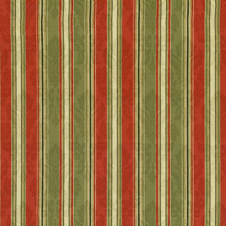 Wessex Stripe Scarlet by Kasmir Fabric 1417 100% Cotton
 CHINA 15,000 Wyzenbeek Double Rubs Horizontal: 13 4/8 inches and Vertical: N/A 54 - Fabric Carolina -