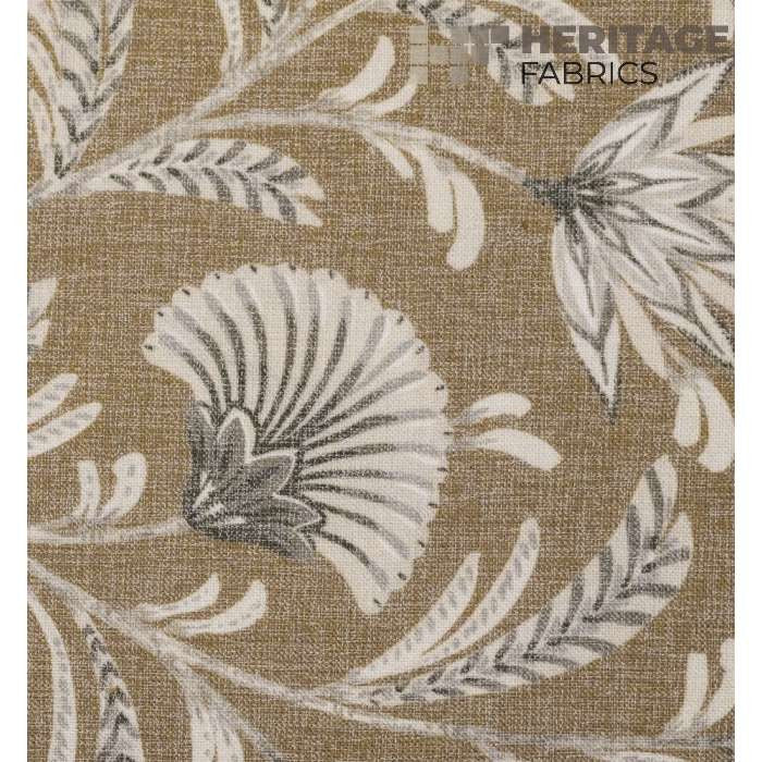 West Indies Rattan by Heritage Fabric - 72% Polyester 28% Cotton India 51,000 Horizontal: 18" and Vertical: 18" 54" - Fabric Carolina -