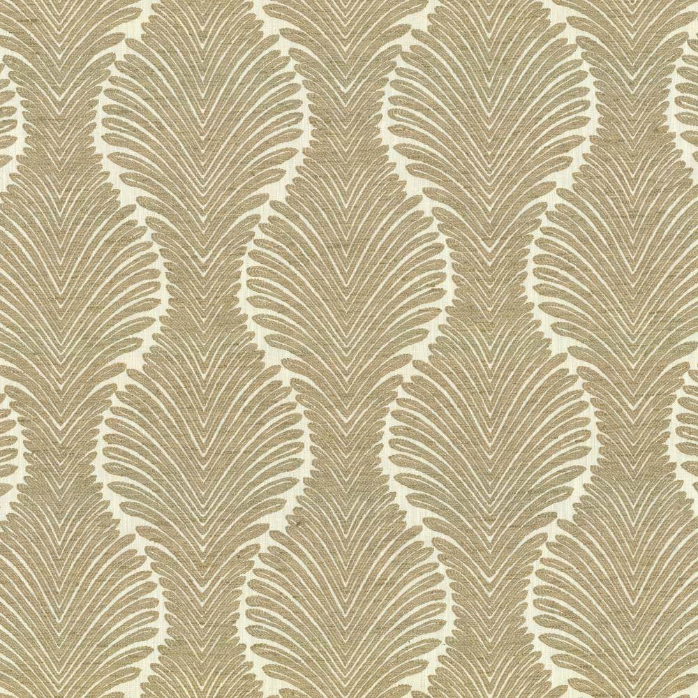 West Palm Beige by Kasmir Fabric 5112 INDIA 26,000 Martindale Cycles H: 13 4/8 inches, V:17 inches 53 - 55 - Fabric Carolina - Kasmir