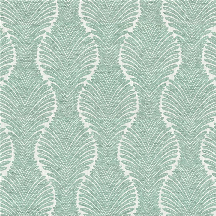 West Palm Mist by Kasmir Fabric 5114 59% Polyester
41% Cotton
 INDIA 26,000 Martindale Cycles </p><p>Repeat: Horizontal: 13 4/8 inches and Vertical: 17 inches 53 - Fabric Carolina -