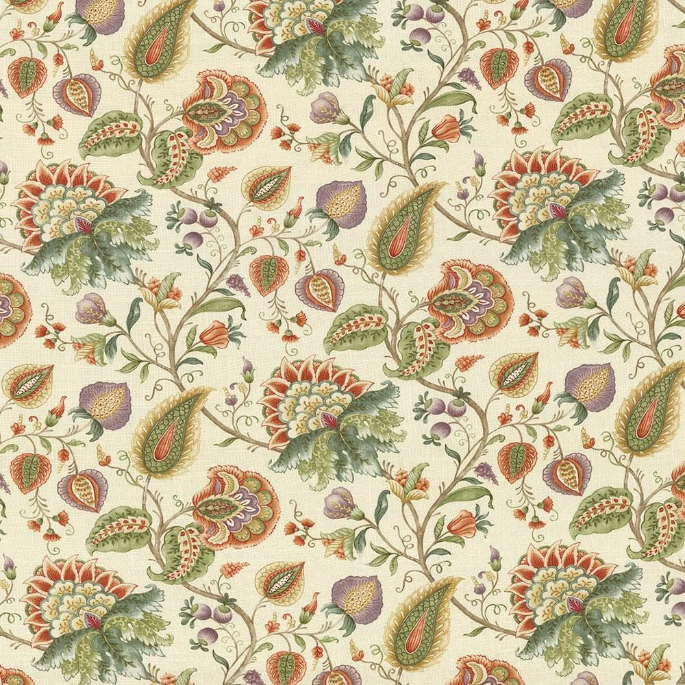 Westbend Floral Apricot by Kasmir Fabric 1417 55% Polyester
45% Rayon
 CHINA </p><p>Repeat: Horizontal: 27 inches and Vertical: 25 2/8 inches 54 - 55 - Fabric Carolina -