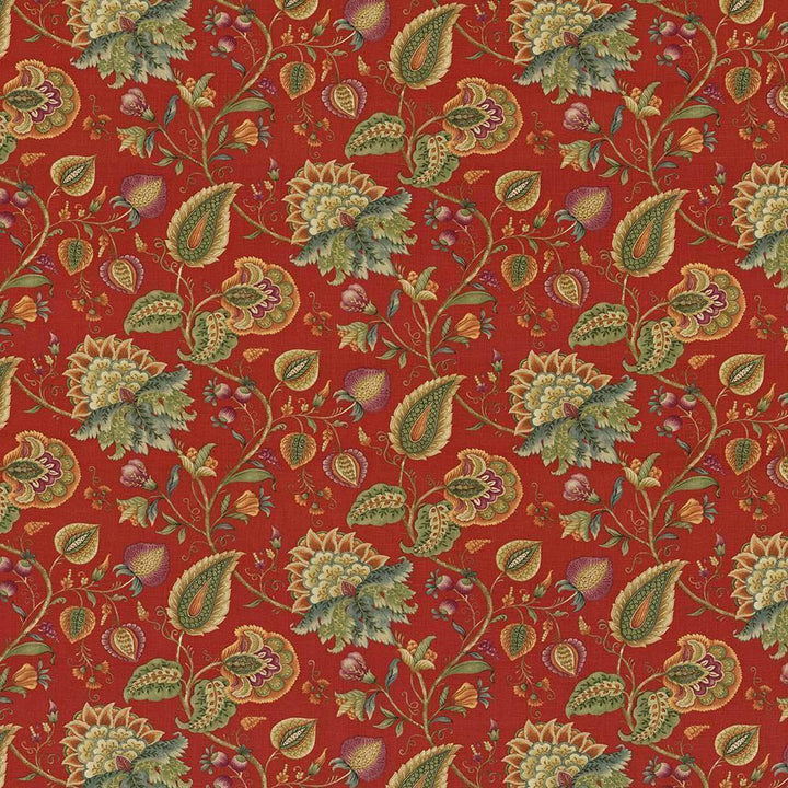 Westbend Floral Rouge by Kasmir Fabric 1418 CHINA 12,000 Wyzenbeek Double Rubs H: 27 inches, V:25 2/8 inches 54 - 55 - Fabric Carolina - Kasmir