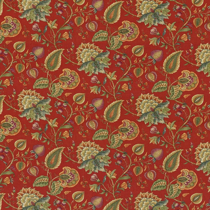 Westbend Floral Rouge by Kasmir Fabric 1418 55% Polyester 45% Rayon CHINA 12,000 Wyzenbeek Double Rubs Horizontal: 27 inches and Vertical: 25 2/8 inches 54 - 55 - Fabric Carolina -