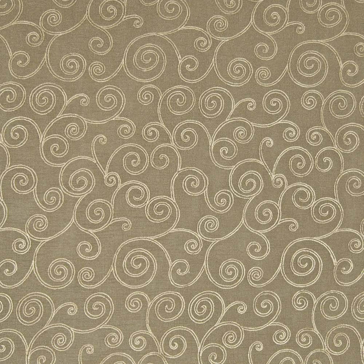 Whimsical Scroll Almond by Kasmir Fabric 1374 CHINA Not Tested H: 13 6/8 inches, V:11 6/8 inches 54 - Fabric Carolina - Kasmir