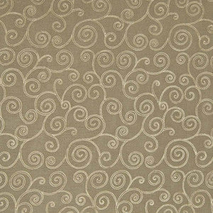 Whimsical Scroll Almond by Kasmir Fabric