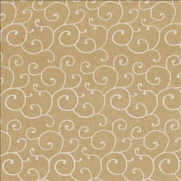 Whirl Away Stone by Kasmir Fabric 5077 100% Polyester Embroidery Contents 100% Polyester CHINA Not Tested H: 8 6/8 inches, V: 11 4/8 inches 58 - 59 - Fabric Carolina - Kasmir
