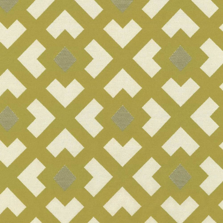 Whittier Trellis Celery by Kasmir Fabric 1403 100% Polyester CHINA 12,000 Wyzenbeek Double Rubs Horizontal: 4 6/8 inches and Vertical: 4 7/8 inches 54 - 56 - Fabric Carolina -
