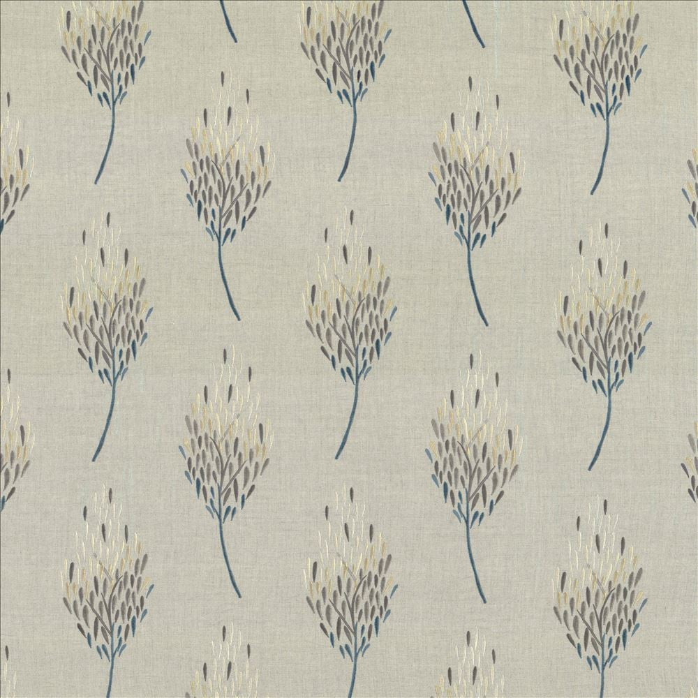 Will O The Wisp Truffle  by Kasmir Fabric See sample 100% Flax
 INDIA Not Tested </p><p>Repeat: Horizontal: 12 5/8 inches and Vertical: 15 6/8 inches 49  - Fabric Carolina -