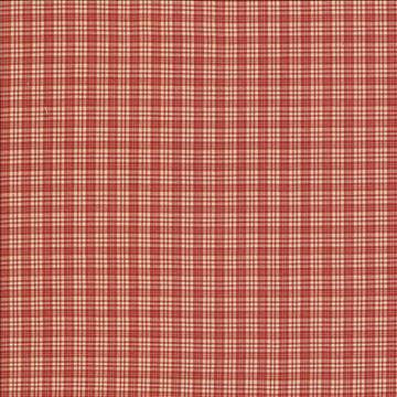 Willow Plaid Crimson Red by Kasmir Fabric 5080 100% Cotton INDIA 30,000 Wyzenbeek Double Rubs H: 7/8 inches, V: 7/8 inches 55 - Fabric Carolina - Kasmir
