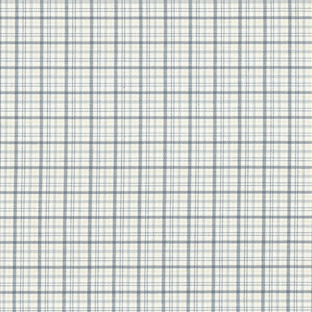 Willow Plaid Denim  by Kasmir Fabric 5081 100% Cotton  INDIA  </p><p>Repeat: Horizontal: 7/8 inches and Vertical: 7/8 inches 55  - Fabric Carolina -