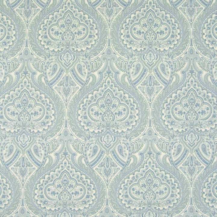 Willow Run Azure by Kasmir Fabric 1371 USA 15,000 Wyzenbeek Double Rubs H: 13 4/8 inches, V:27 inches 54 - Fabric Carolina - Kasmir