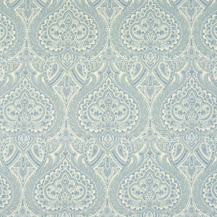 Willow Run Azure by Kasmir Fabric 1371 100% Cotton
 USA 15,000 Wyzenbeek Double Rubs Horizontal: 13 4/8 inches and Vertical: 27 inches 54 - Fabric Carolina -