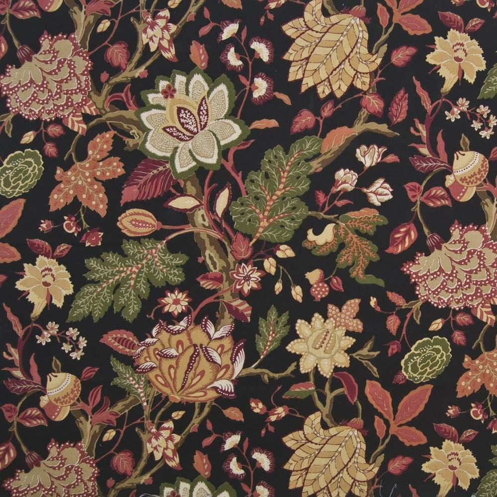 Wimberly Raven by Kasmir Fabric 1390 100% Cotton
 USA </p><p>Repeat: Horizontal: 27 inches and Vertical: 27 inches 54 - Fabric Carolina -
