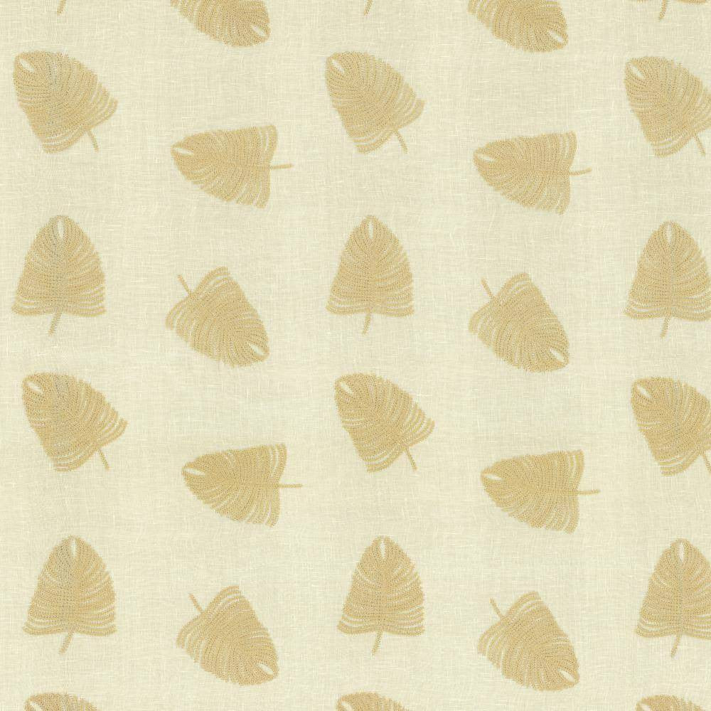 Windblown Ivory by Kasmir Fabric 1443 INDIA Not Tested H: 13 4/8 inches, V:15 2/8 inches 54 - Fabric Carolina - Kasmir
