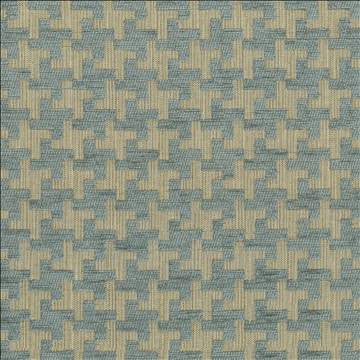 Windmill Blue Haze by Kasmir Fabric 1441 42% Acrylic 33% Polyester 25% Cotton TURKEY 31,000 Martindale Cycles H: 1 3/8 inches, V: 1 3/8 inches 54 - Fabric Carolina - Kasmir