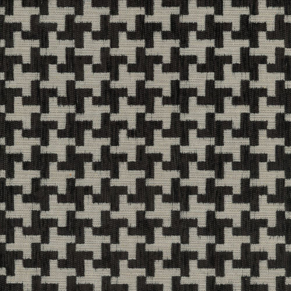 Windmill Carbon by Kasmir Fabric 1438 42% Acrylic
33% Polyester
25% Cotton
 TURKEY 31,000 Martindale Cycles Horizontal: 1 3/8 inches and Vertical: 1 3/8 inches 54 - Fabric Carolina -