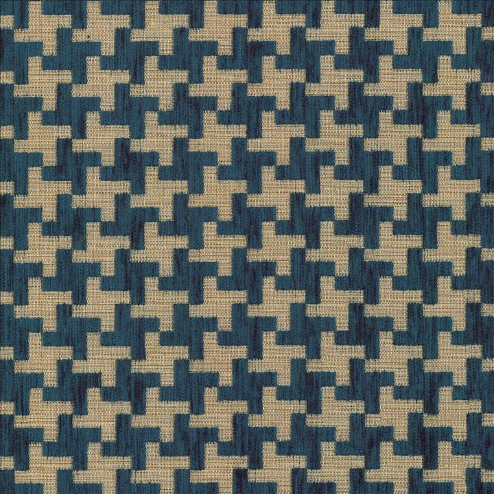 Windmill Prussian by Kasmir Fabric 1441 42% Acrylic
33% Polyester
25% Cotton
 TURKEY </p><p>Repeat: Horizontal: 1 3/8 inches and Vertical: 1 3/8 inches 54 - Fabric Carolina -