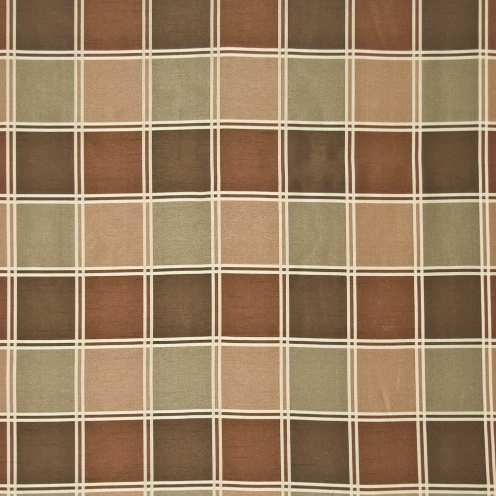 Windowpane Chocolate  by Kasmir Fabric See sample 100% Polyester
 CHINA 15,000 Wyzenbeek Double Rubs </p><p>Repeat: Horizontal: 8 2/8 inches and Vertical: 8 6/8 inches 59  - Fabric Carolina -