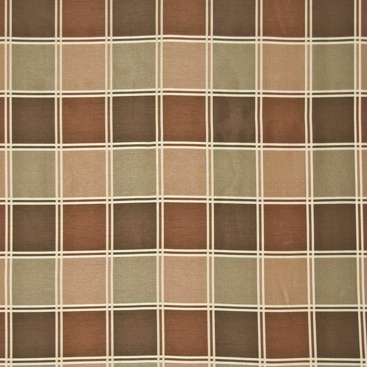 Windowpane Chocolate by Kasmir Fabric 1372 CHINA 15,000 Wyzenbeek Double Rubs H: 8 2/8 inches, V:8 6/8 inches 59 - Fabric Carolina - Kasmir
