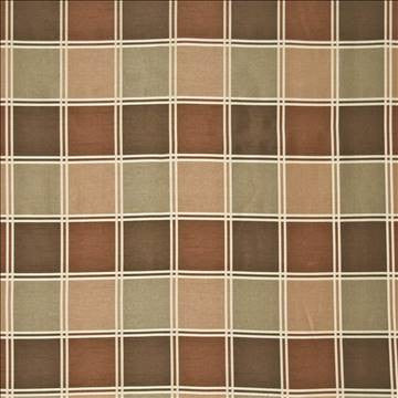 Windowpane Chocolate by Kasmir Fabric 1372 100% Polyester CHINA 15,000 Wyzenbeek Double Rubs H: 8 2/8 inches, V: 8 6/8 inches 59 - Fabric Carolina - Kasmir