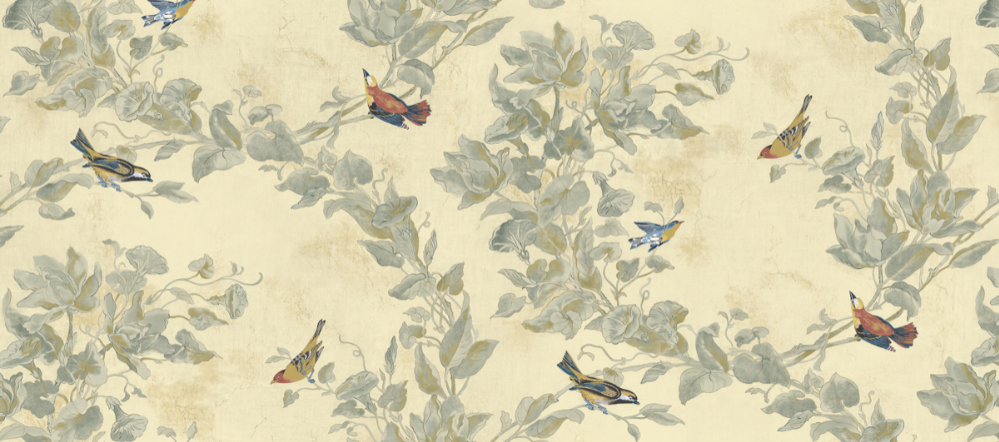 Windsong Cotton Ivory By Heritage Fabric