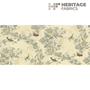 Windsong Cotton Ivory by Heritage Fabric
