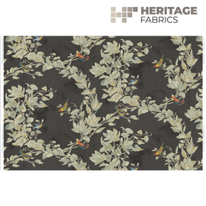 Windsong Cotton Midnight by Heritage Fabric