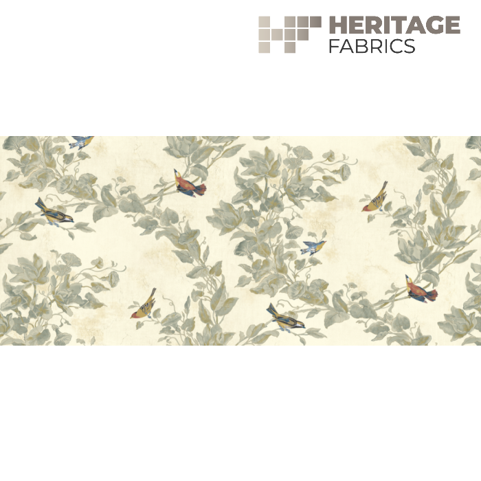 Windsong Cotton Parchment by Heritage Fabric - 100% Cotton Turkey 18,000 Horizontal: N/A and Vertical: N/A 54" - Fabric Carolina -