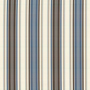 Windsor Stripe Blue by Kasmir Fabric