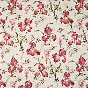 Wisteria Lane Peony by Kasmir Fabric 1384 100% Cotton TURKEY Not Tested H: 13 7/8 inches, V: 25 2/8 inches 54 - Fabric Carolina - Kasmir