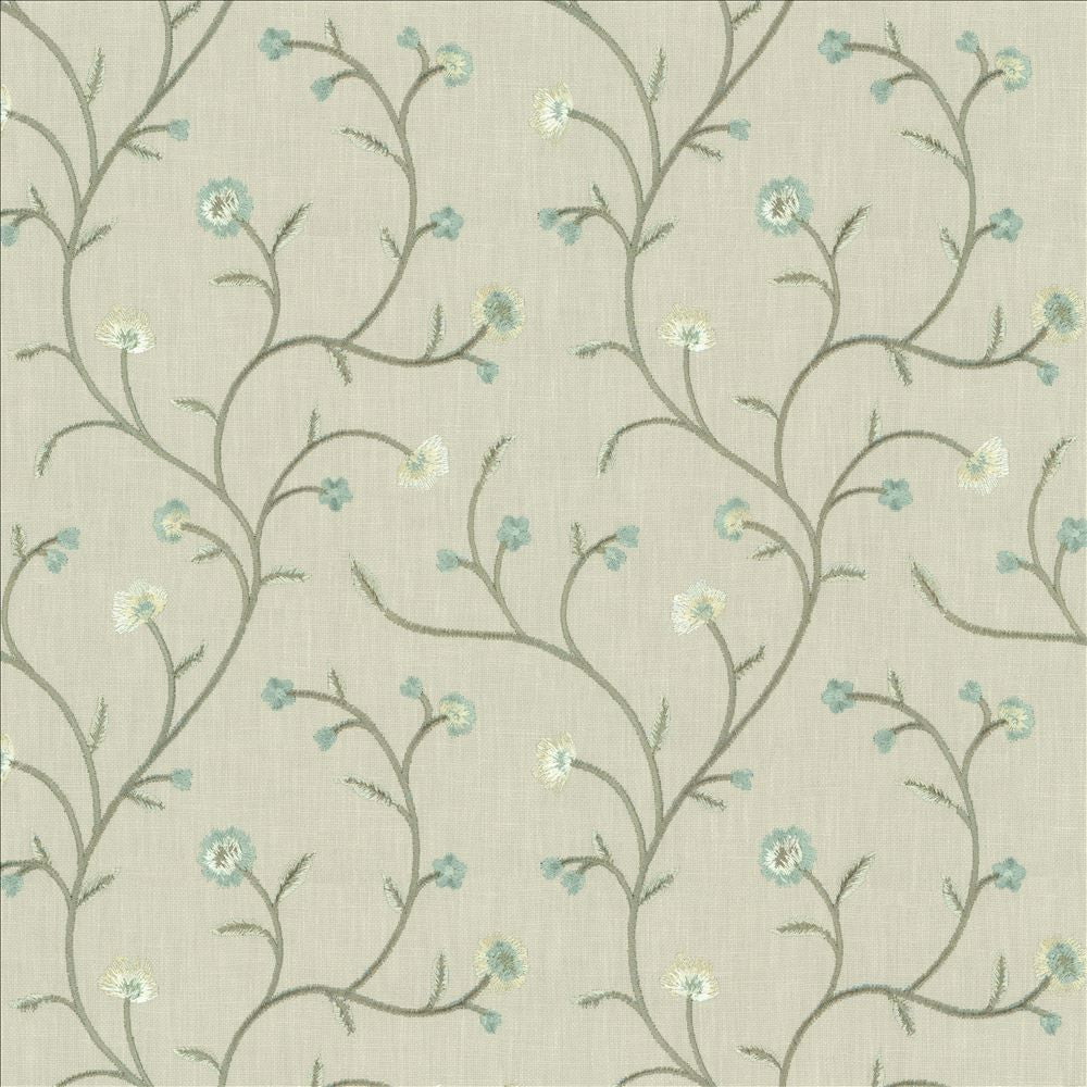 Woburn Park Crystal by Kasmir Fabric 1458 52% Cotton
48% Polyester
 INDIA 30,000 Wyzenbeek Double Rubs Horizontal: 8 6/8 inches and Vertical: 9 2/8 inches 54 - Fabric Carolina -