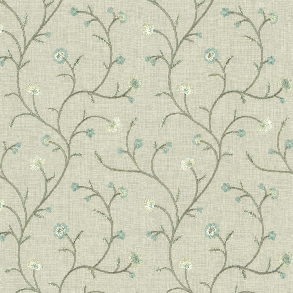Woburn Park Crystal by Kasmir Fabric 1458 52% Cotton
48% Polyester
 INDIA </p><p>Repeat: Horizontal: 8 6/8 inches and Vertical: 9 2/8 inches 53 - Fabric Carolina -