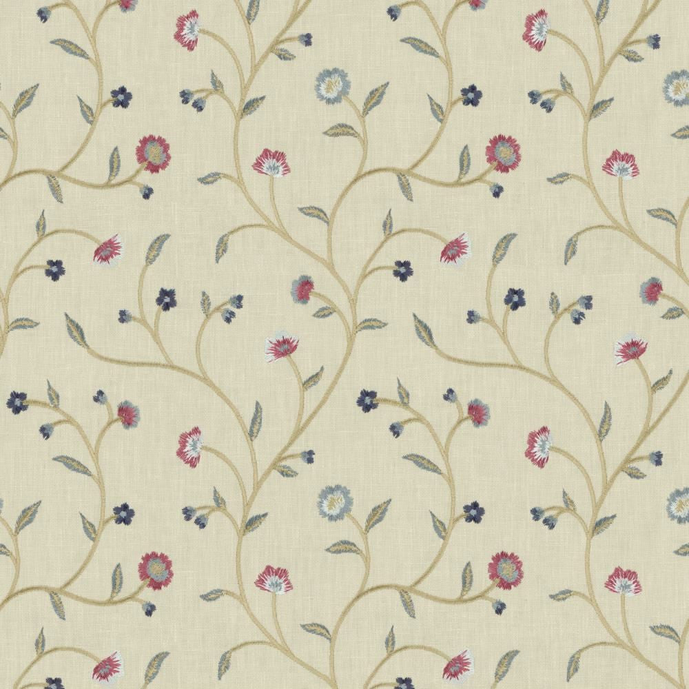Woburn Park Potpourri by Kasmir Fabric 1458 52% Cotton
48% Polyester
 INDIA </p><p>Repeat: Horizontal: 8 6/8 inches and Vertical: 9 2/8 inches 53 - Fabric Carolina -