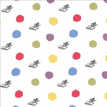 Wondercrump Spot Rainbow by Kasmir Fabric 1445 100% Cotton TURKEY Not Tested H: 9 1/8 inches, V: 6 3/8 inches 55 - Fabric Carolina - Kasmir