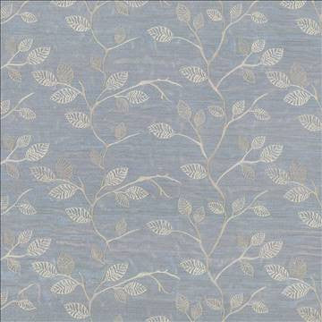 Woodbine Ice Blue by Kasmir Fabric 5072 100% Polyester Embroidery Contents 100% Polyester CHINA Not Tested H: 26 inches, V: 11 6/8 inches 57 - 58 - Fabric Carolina - Kasmir