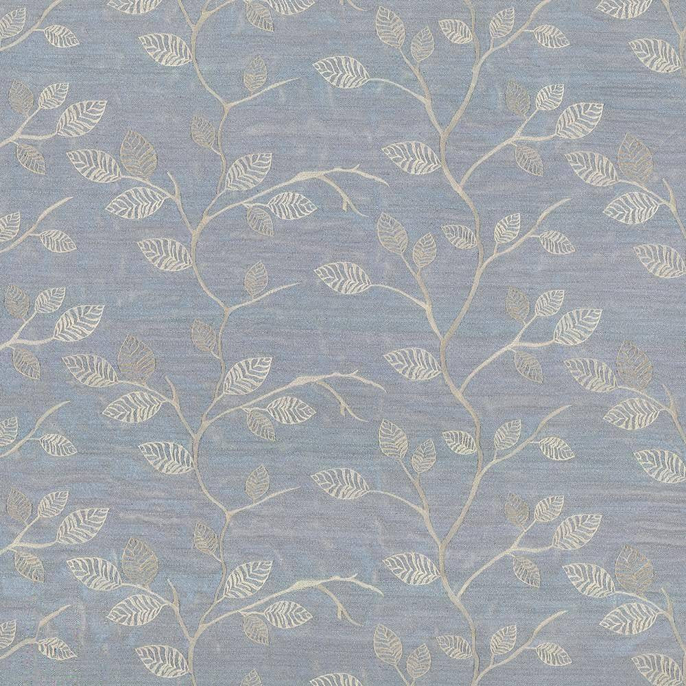 Woodbine Ice Blue by Kasmir Fabric 5072 CHINA Not Tested H: 26 inches, V:11 6/8 inches 57 - 58 - Fabric Carolina - Kasmir