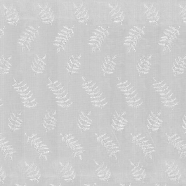 Woodland Sheer Snow by Kasmir Fabric 5012 CHINA Not Tested H: 11 4/8 inches, V:26 inches 106 - 110 - Fabric Carolina - Kasmir