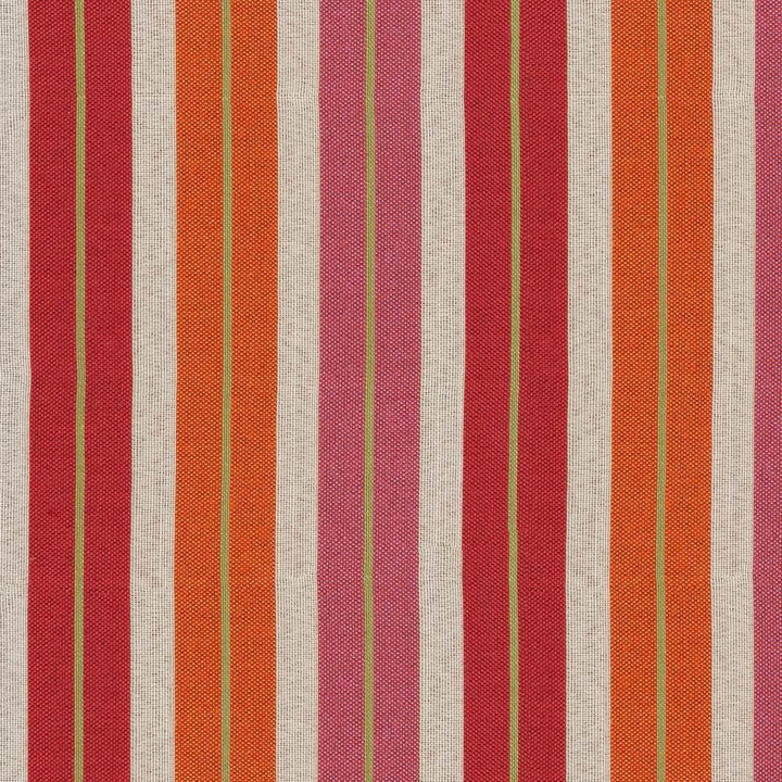Woodley Stripe Poppy by Kasmir Fabric 1387 51% Rayon 49% Polyester CHINA 12,000 Wyzenbeek Double Rubs Horizontal: 4 3/8 inches and Vertical: 0 Inches 54 - 56 - Fabric Carolina -