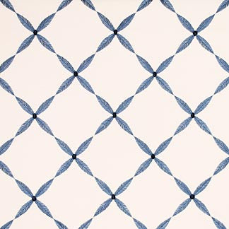 Woodsy Blue 8056111000 by Carole Fabric Exclusive Deja Blue 90% Cotton, 10% Polyester India H: 7 3/4"V, 7 3/4"H  51" Minimum (See sample for specifics) - Fabric Carolina - Carole Exclusive