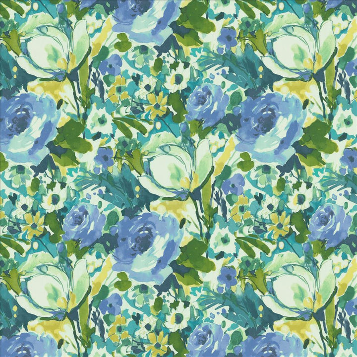 Work Of Art Nantucket Blue by Kasmir Fabric 1453 100% Cotton
 TURKMENISTAN 6,000 Wyzenbeek Double Rubs Horizontal: 27 inches and Vertical: 27 inches 54 - Fabric Carolina -