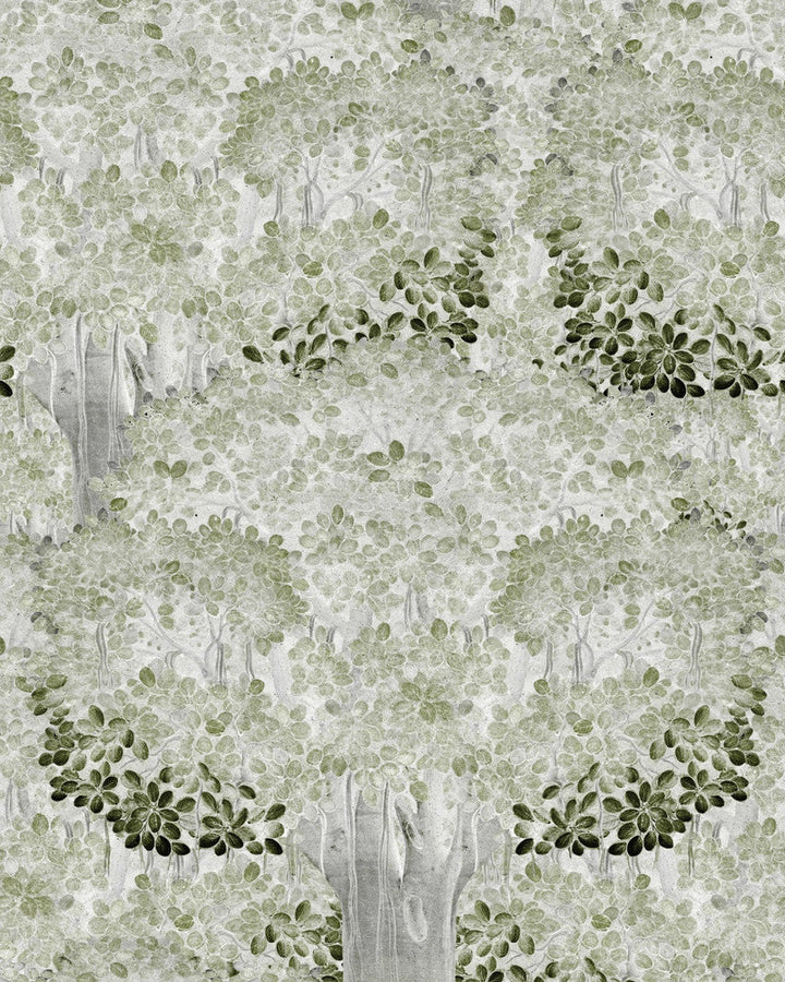 Savage Leaves Neutral Wallpaper by Mind the Gap Designer Wallpaper THE WALLPAPER COMPENDIUM 1 Textured Matte Made in Europe Paste the wall 3 rolls x 20.5 x 3.25 yards - Swanky Fabrics -