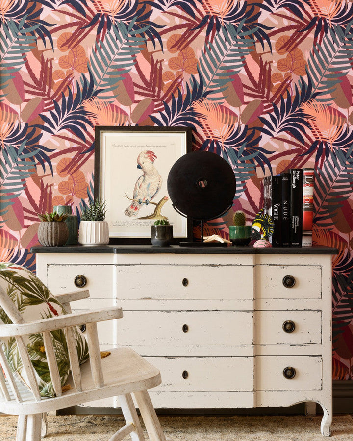 Jardin Del Sol Wallpaper by Mind the Gap Designer Wallpaper THE WALLPAPER COMPENDIUM 1 Non-woven Made in Europe Paste the wall 3 rolls x 20.5 x 3.25 yards - Swanky Fabrics -