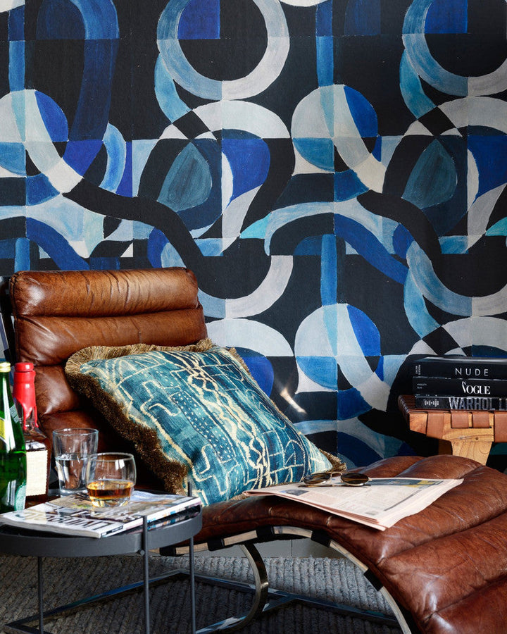 Labyrinthine Wallpaper by Mind the Gap Designer Wallpaper THE WALLPAPER COMPENDIUM 1 Non-woven Made in Europe Paste the wall 3 rolls x 20.5 x 3.25 yards - Swanky Fabrics -