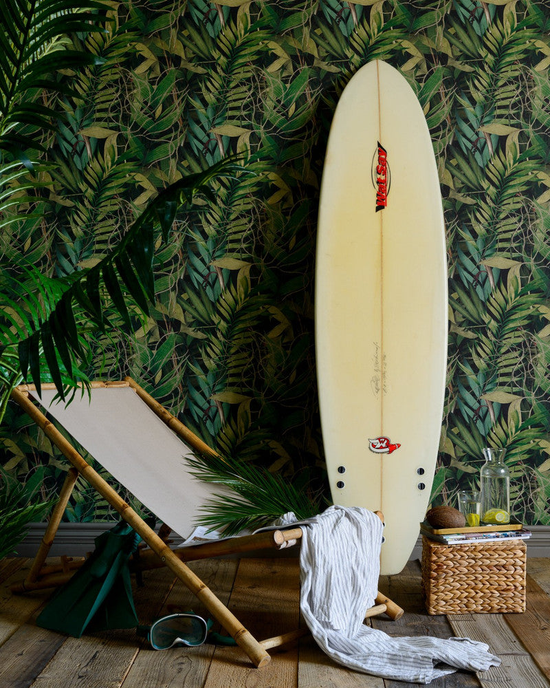 Exotic Garden Wallpaper by Mind the Gap Designer Wallpaper THE WALLPAPER COMPENDIUM 1 Non-woven Made in Europe Paste the wall 3 rolls x 20.5 x 3.25 yards - Swanky Fabrics -