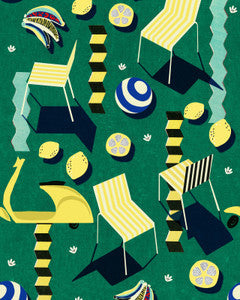 MOTO BELLO Green Wallpaper (WP20852) by Mind The Gap